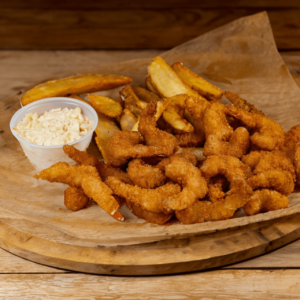 Shrimp Platter w/Fries & Coleslaw